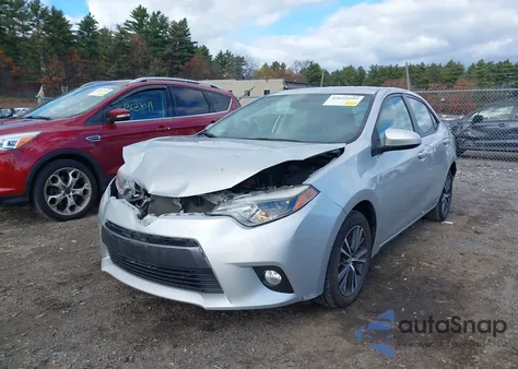2016 Toyota Corolla Le Plus из США, поврежденный, VIN 5YFBURHE3GP519285